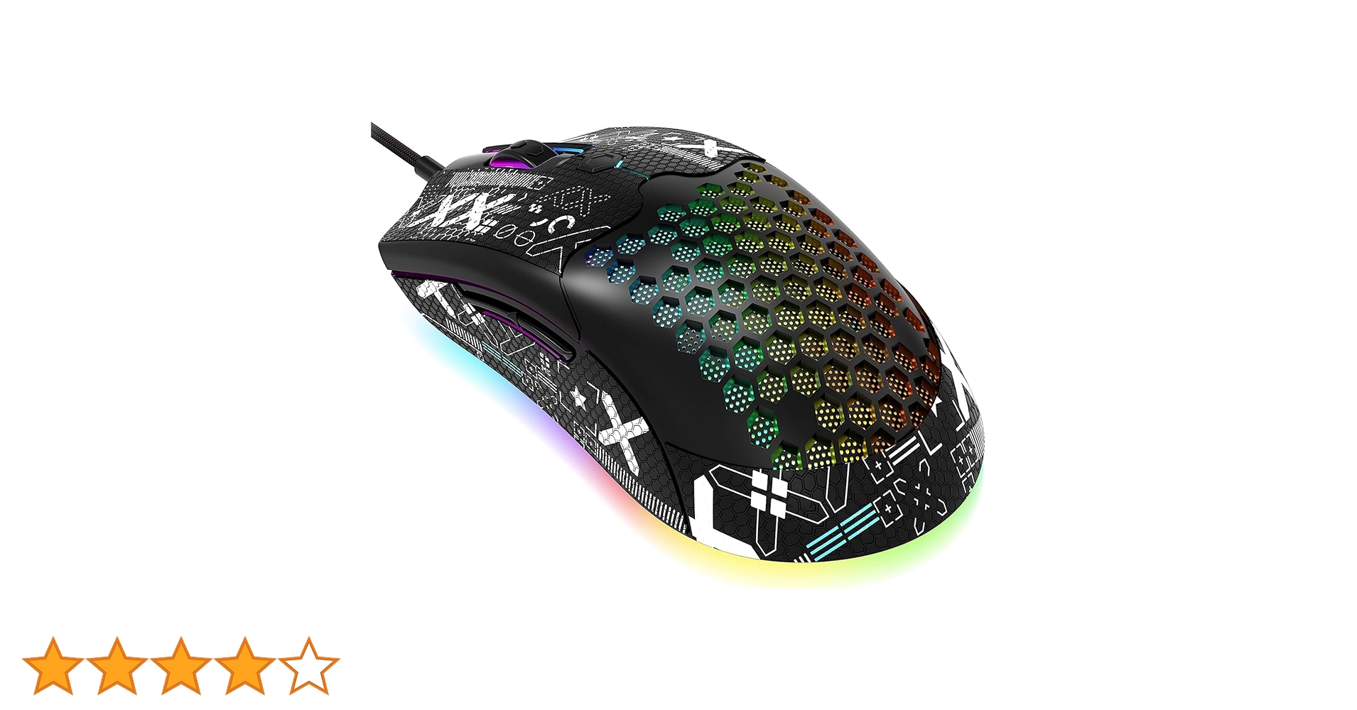 ZIYOU LANG M5 RGB Lightweight Wired Gaming Mouse with 12000